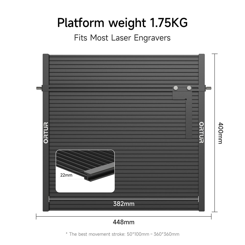 Foldable Feet For Ortur Laser Master 3