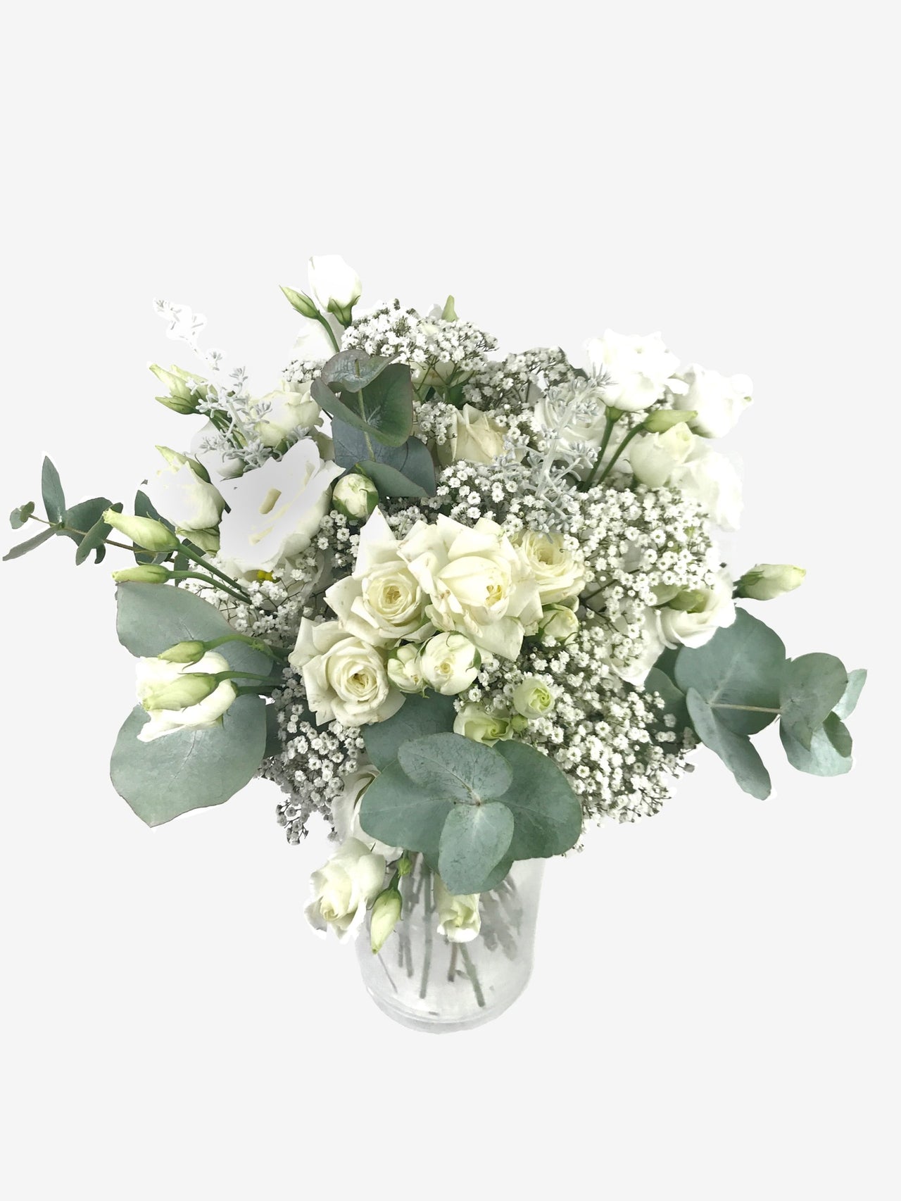 Bouquet de fleurs blanches - Bouquet Harmonie Fleurs de Neige | Fleuriste à  Ferney Voltaire | Livraison partout en France – malvarosaflowers