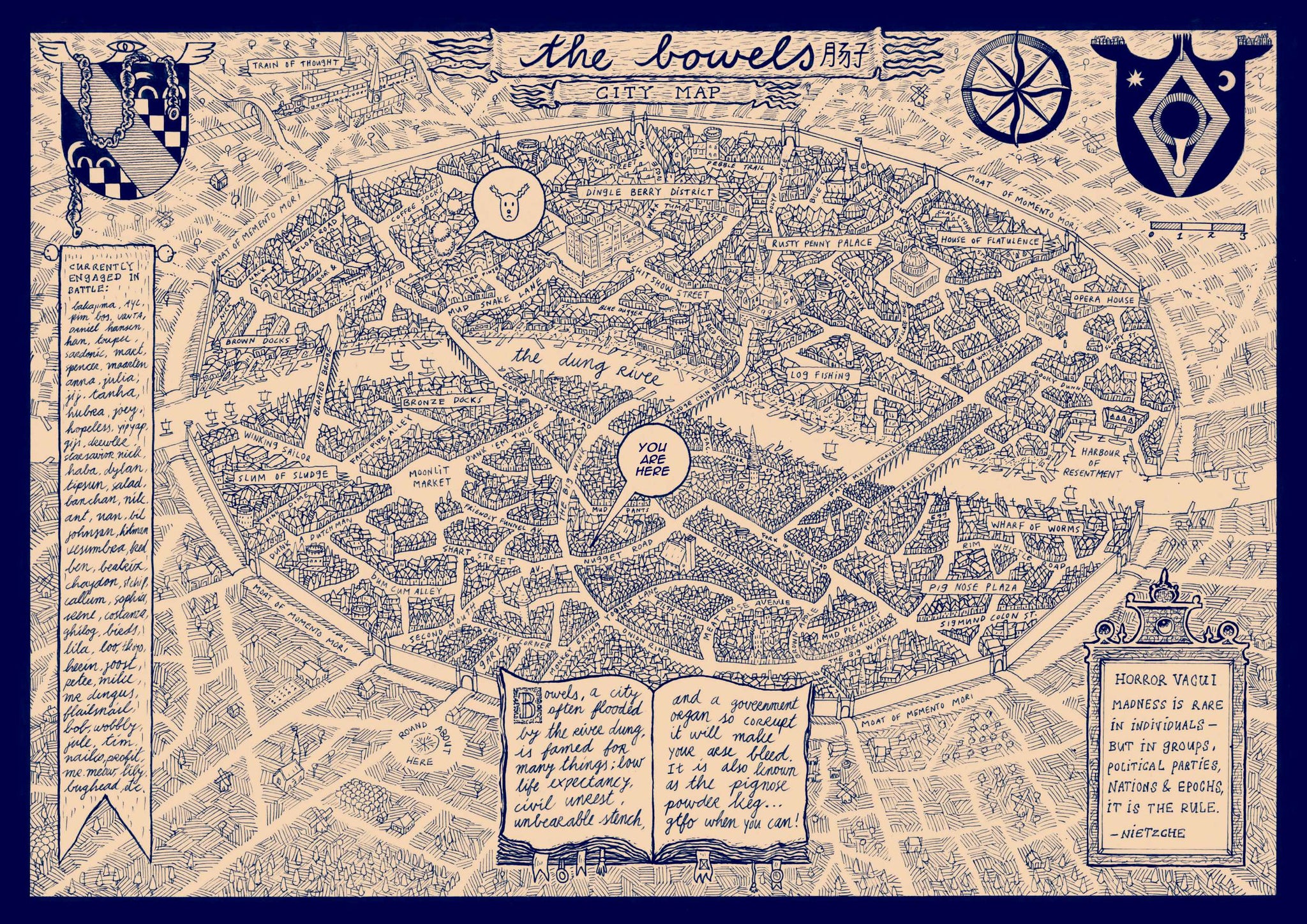 BARK saga the bowels city map