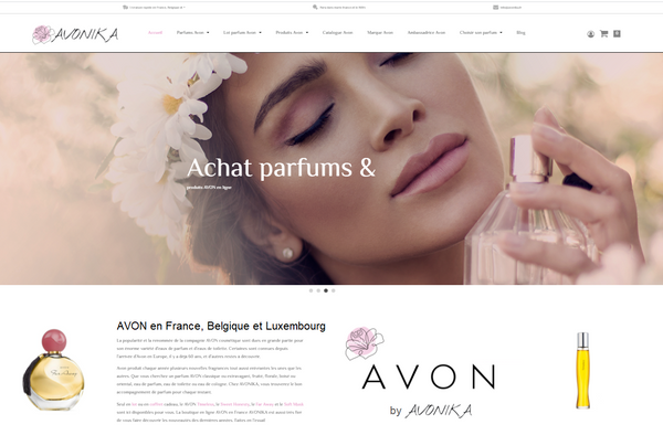 Boutique en ligne AVONIKA, France Belgique Luxembourg