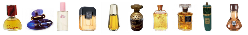 Les anciens parfums Avon