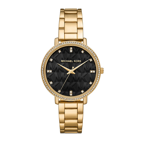 Michael Kors Pyper Three-Hand Gold-Tone Alloy Watch - MK4666