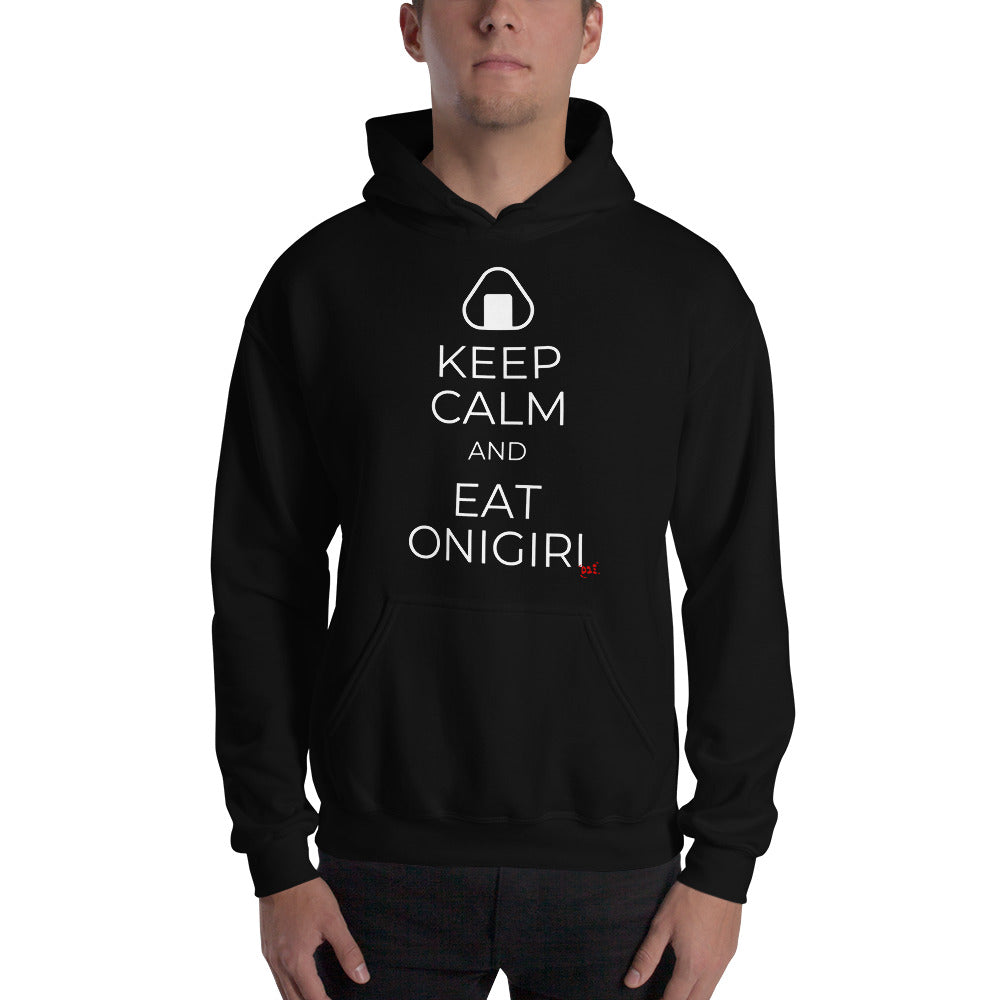 Keep Calm and Eat Onigiri / Sudadera con capucha unisex