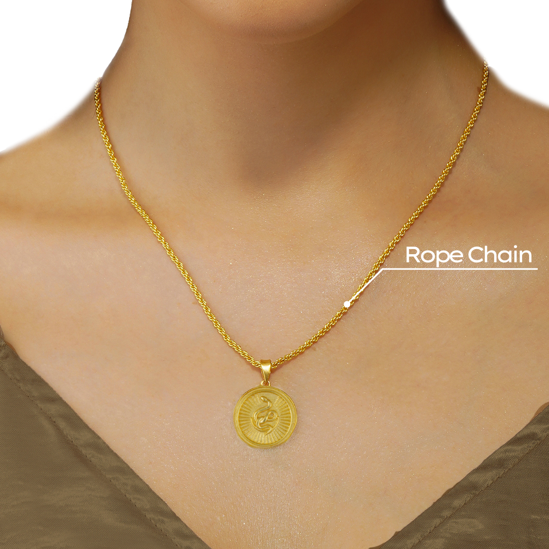 set of two MEDAL necklace, layered coin necklace, MATTE gold coin necklace  - chunky link style jewelr… | Coin necklace, Layered coin necklace, Chunky  gold necklaces