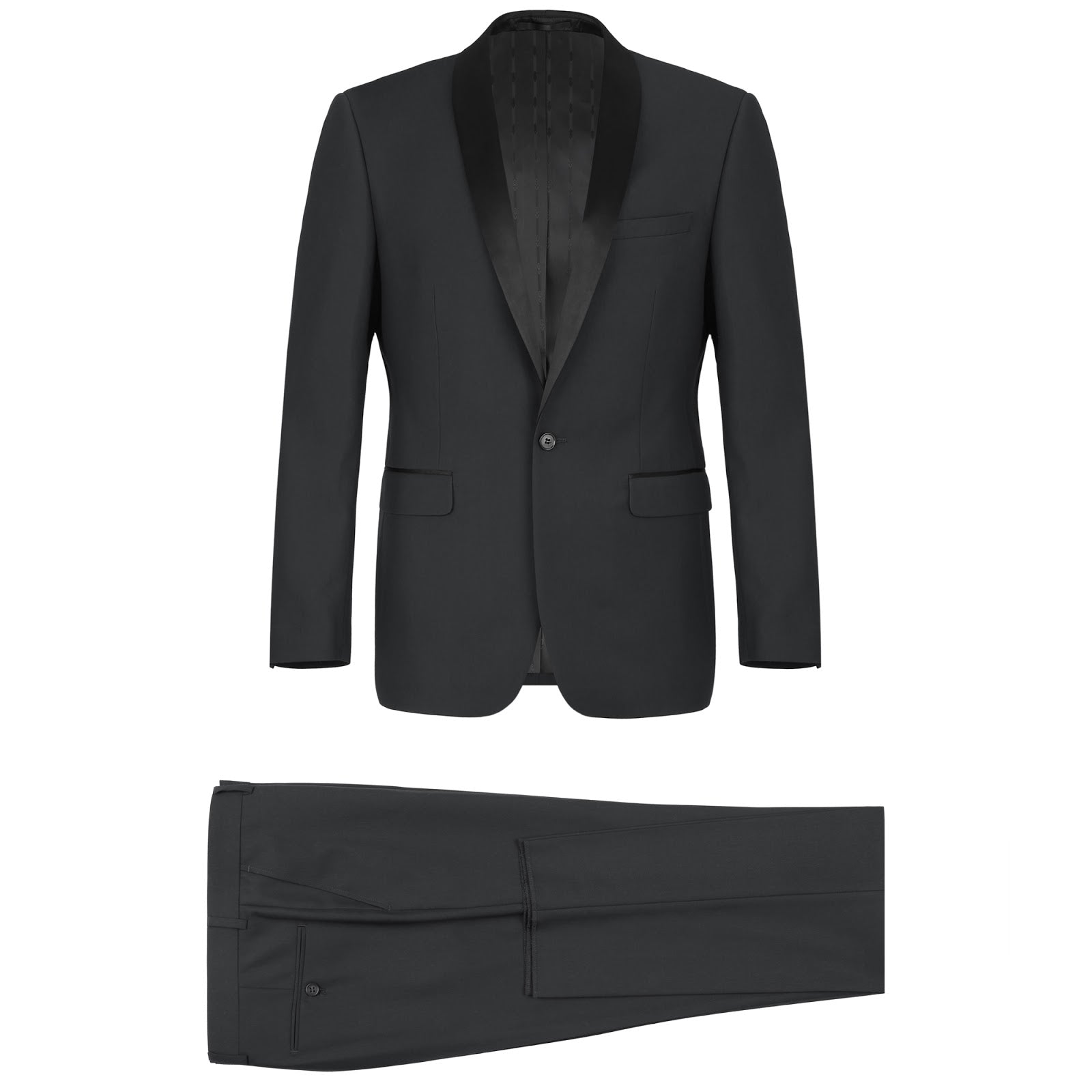 RENOIR 2-Piece Slim Fit Shawl Lapel Tuxedo Suit SH_201-1 – Unique ...