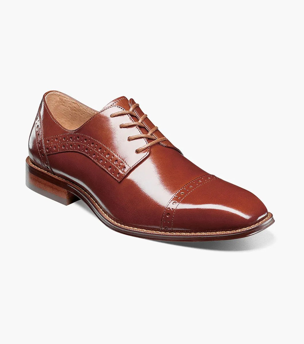 Stacy Adams - DICKINSON Cap Toe Oxford - Cognac - 25066-221