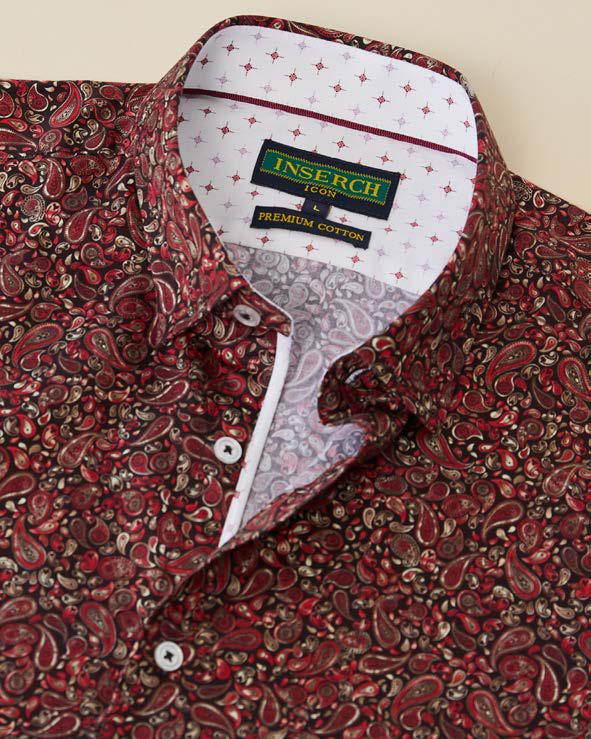 Large Paisley Print Shirt