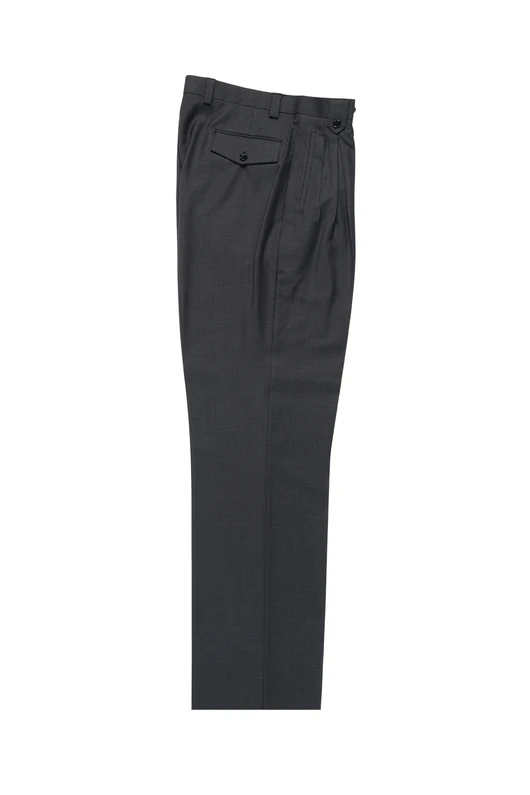 Tiglio Luxe Wide Leg 2576 Charcoal TIG1008 – Unique Design Menswear