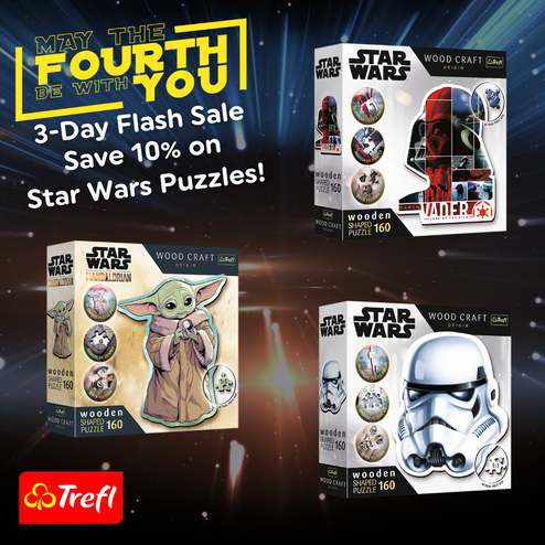 Flash 3-Day Sale - Save 10% on Star War Puzzles.png__PID:e8d3b44e-6f89-453e-a83f-9672ff115bea