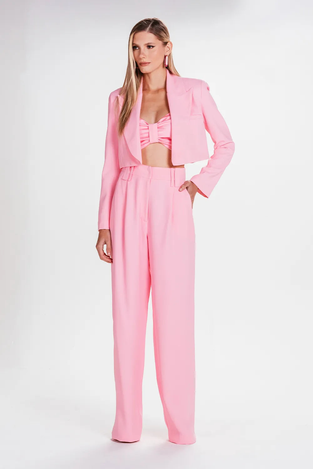 Conjunto Blazer+Top+Calça Charth