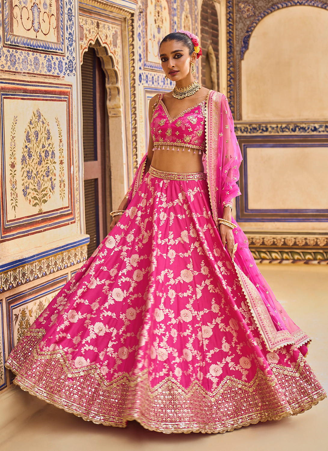 fcity.in - Bollywood Hot Selling Stylish Lengha Chaniya Choli Saree Lehenga  By