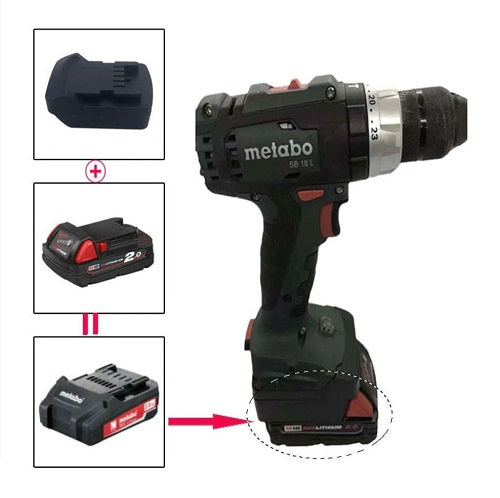 Cordless Hot Glue Gun for Milwaukee 18V Li-Ion Battery with Temperatur –  Battery Adapters