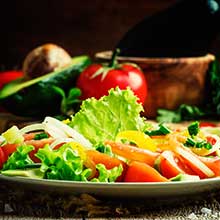 Salate verfeinern mit natürlichen Aromen von BACCYS