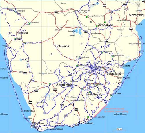 distribution of orgonite gifts in  southern africa