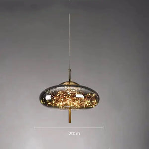 Nordic Net Red Bedside Chandelier Light - Eromabs