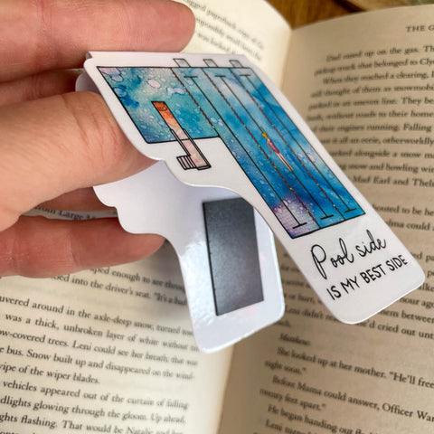  Illustrated Magnetic Bookmarker - Securely Mark Pages in Style