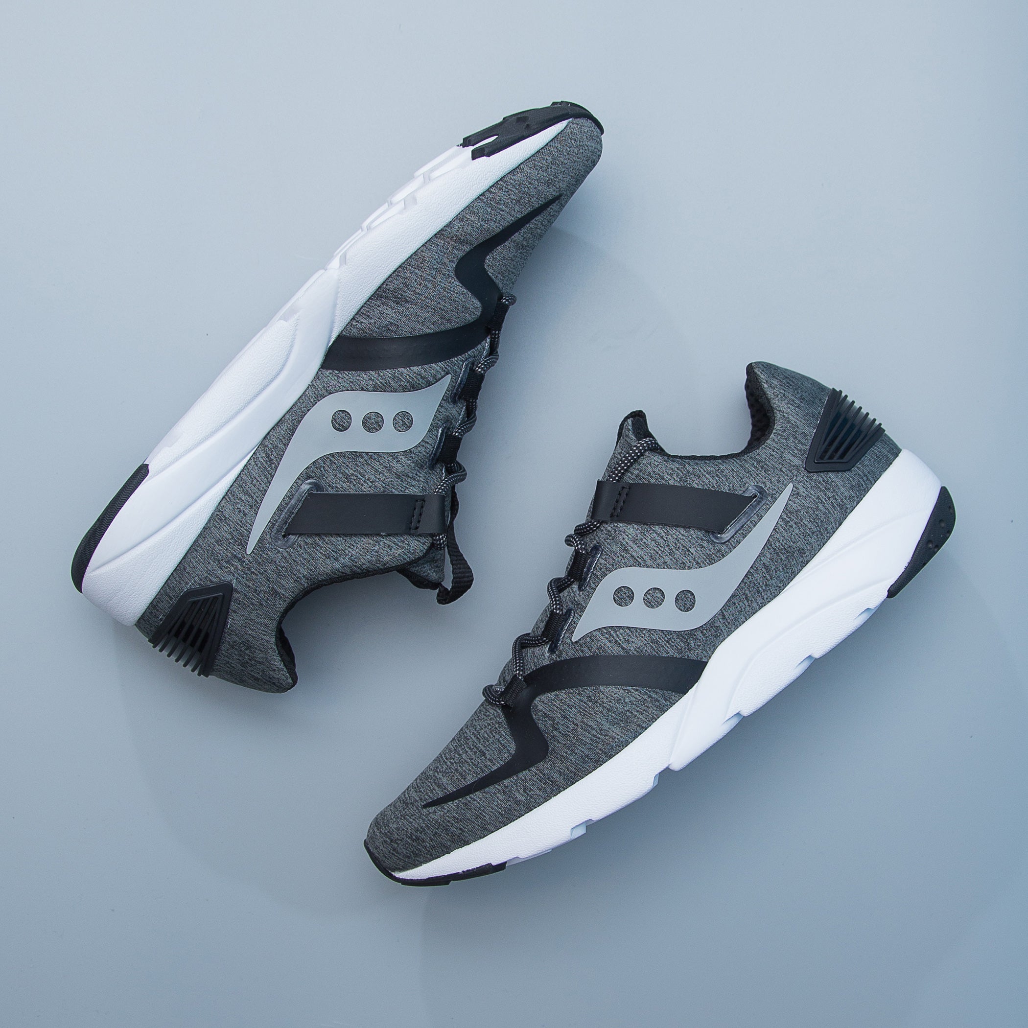 saucony grid 9000 grey black