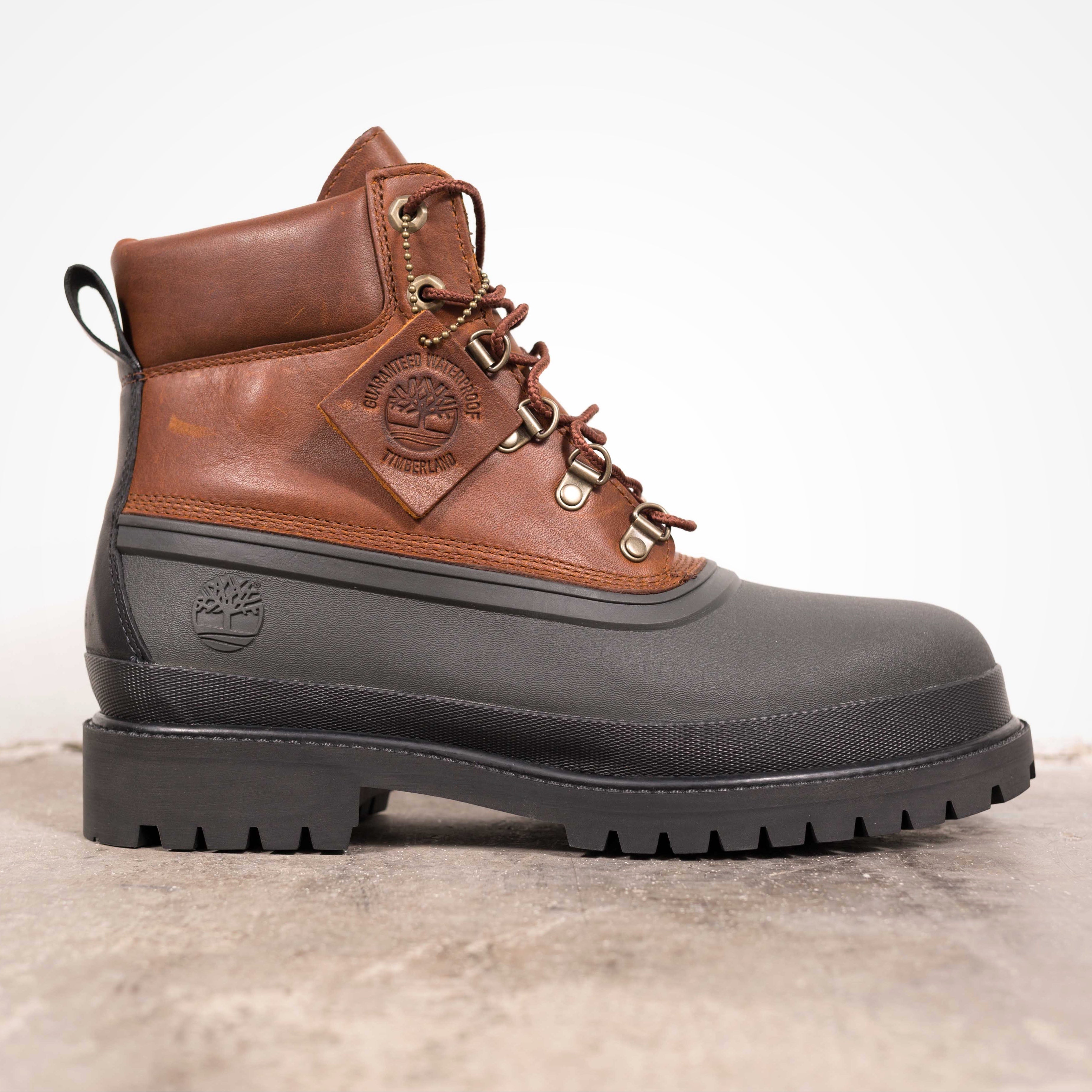 timberland rubber toe boots