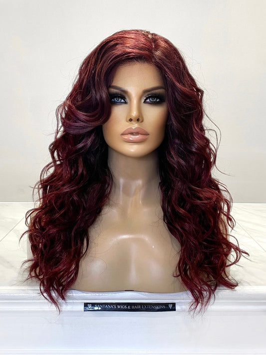 Amelia  Lace Front Synthetic Wig – Santana's Wigs & Hair Extensions, LLC