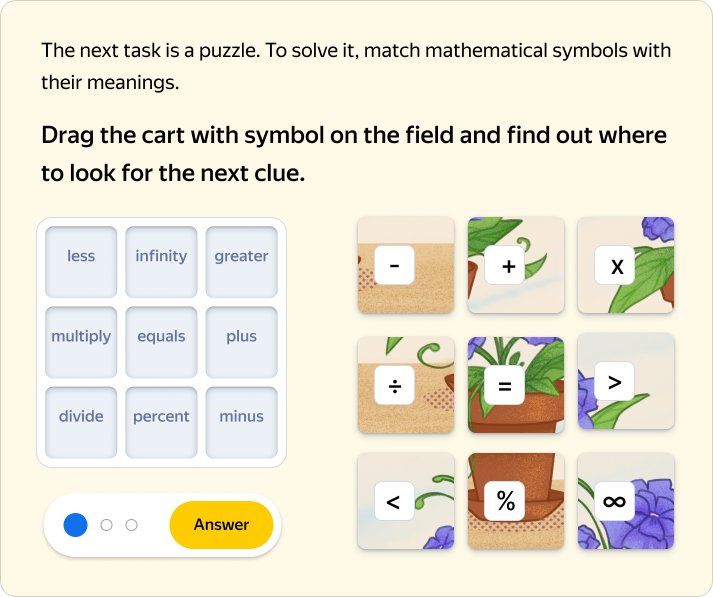 The task is a puzzle about Latin letters and their sounds