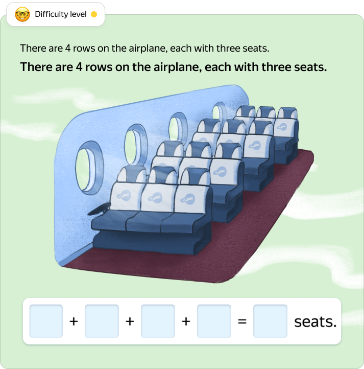 Assignment about seats on the plane