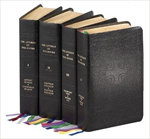 Liturgy of the Hours - Set of 4, Leather