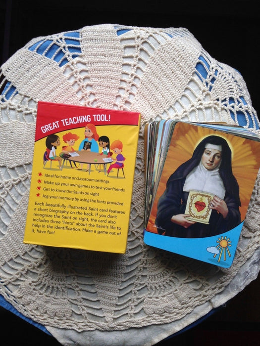 Patron Saint Flash Cards 100 Cards Boxed Set Acadian Religious