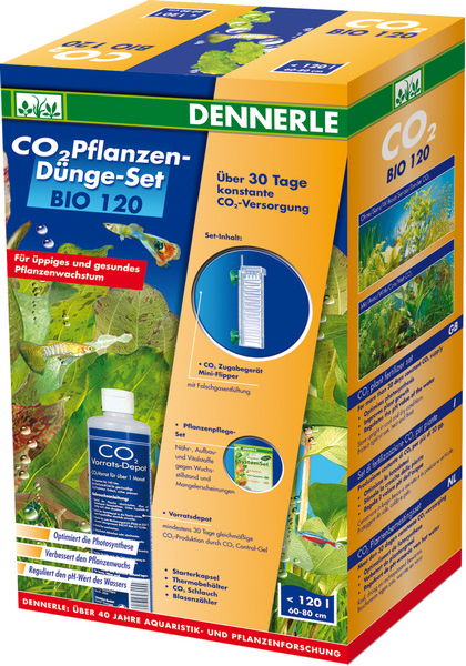 Fertilizant pentru plante Dennerle CO2 Set Bio 120
