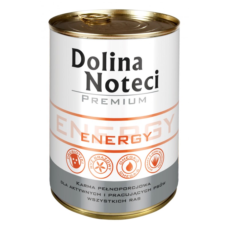 Hrana umeda pentru caini Dolina Noteci Premium Energy 400g