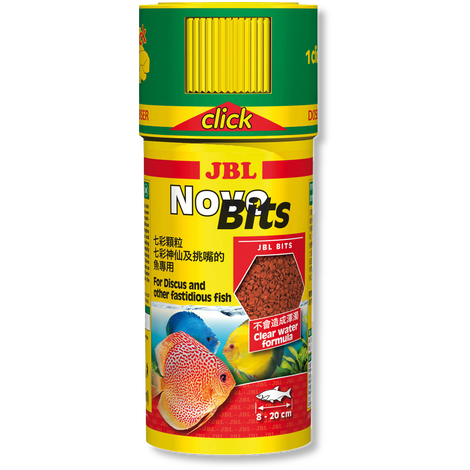 Hrana pentru pesti JBL Novo Bits Click 250ml