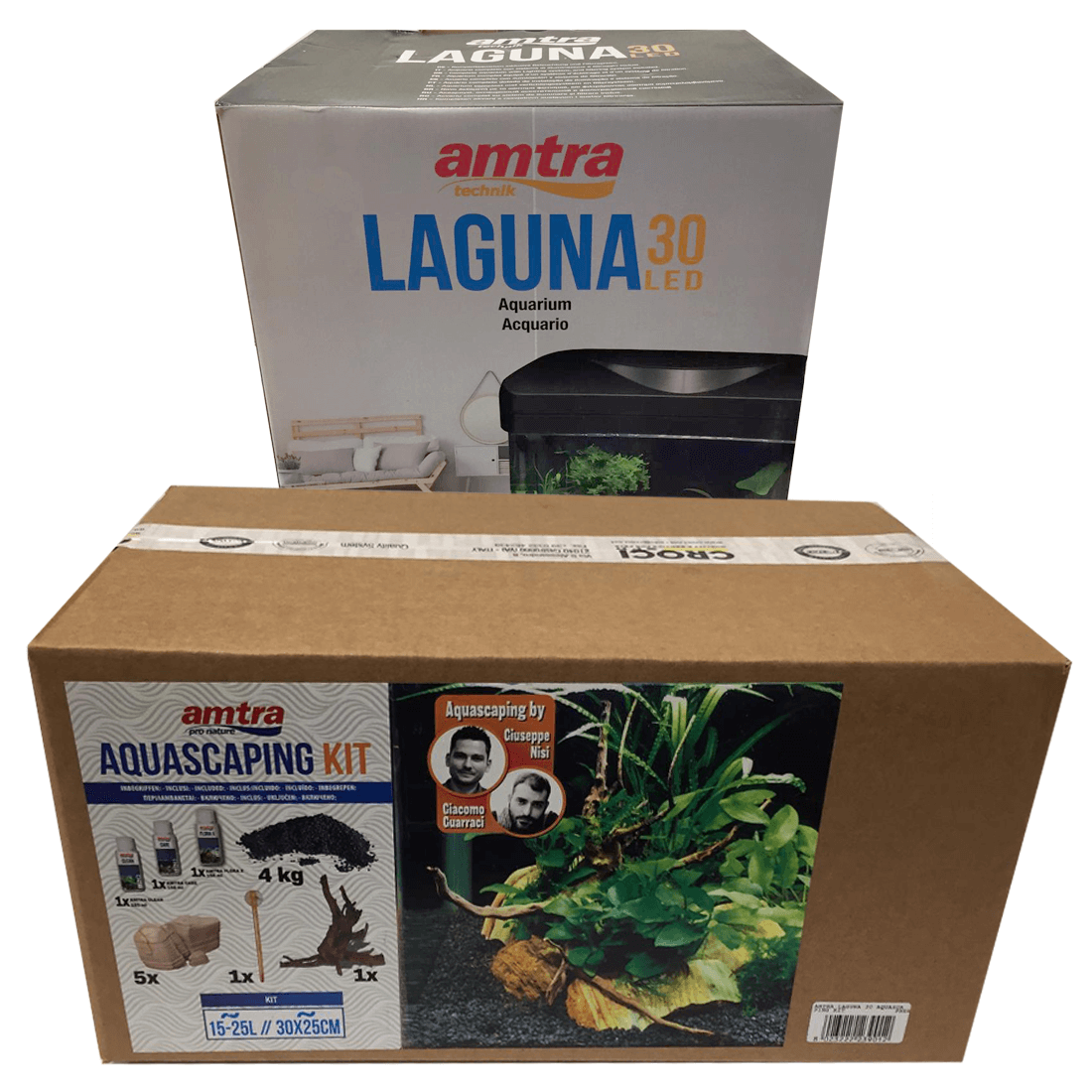 Acvariu complet Amtra Laguna 30 Kit 30x25 cm A2001901