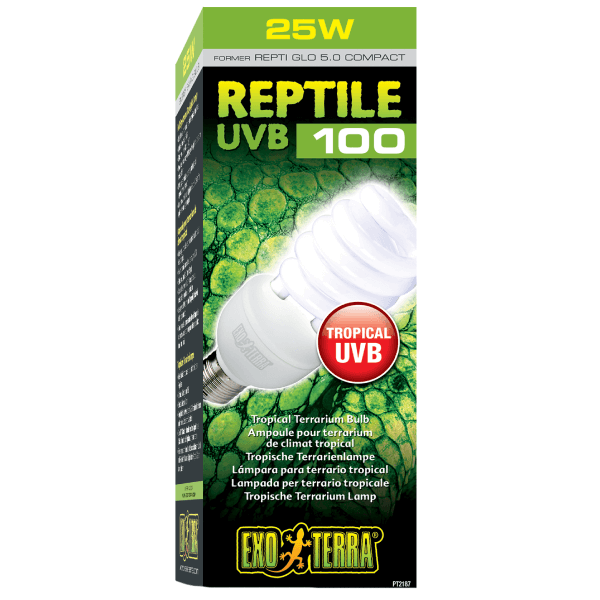 Bec pentru terariu Exo Terra Repti Glo UVB100 25W PT2187