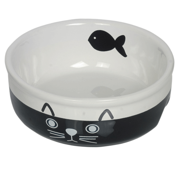 in cat timp isi face efectul lecitina Castron ceramic pentru pisici Nobby Cat Face 250ml