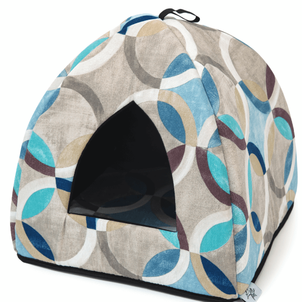 Culcus pentru caini Leopet Igloo Cleo 40x40x40cm