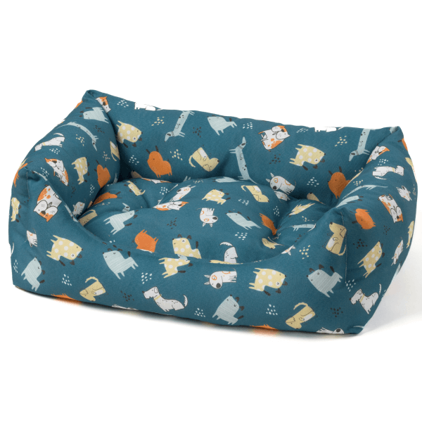 Culcus pentru caini Leopet Rodi Blue Dog 60x70cm