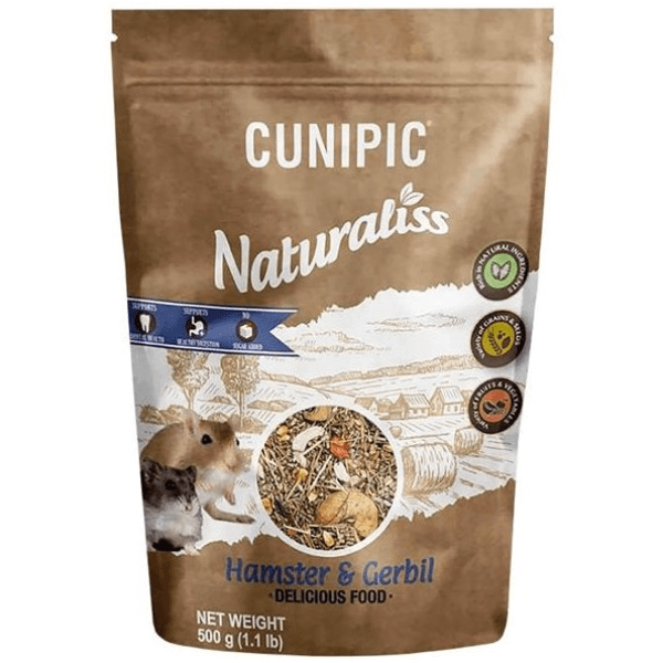 Hrana pentru rozatoare Cunipic Naturaliss Hamster&Gerbill 500g