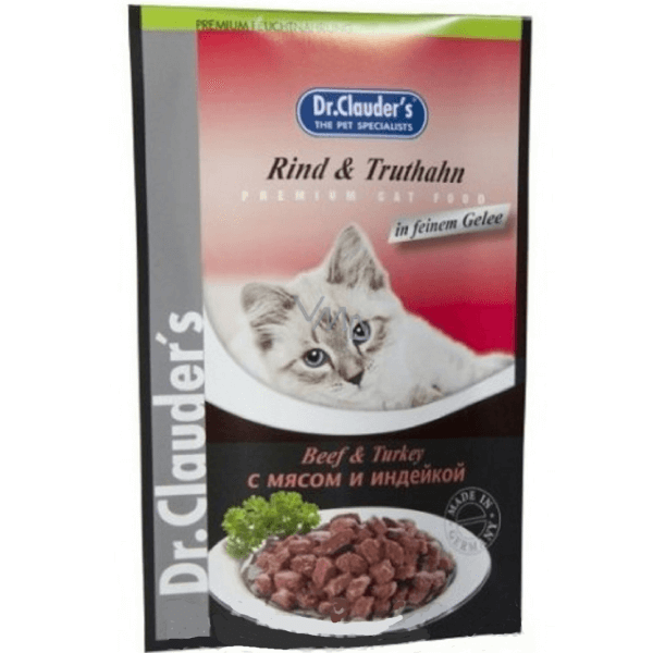 Hrana umeda pentru pisici Dr. Clauder\'s Vita&Curcan 100g