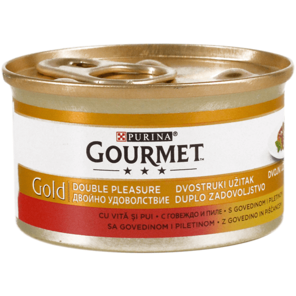 Hrana umeda pentru pisici Gourmet Gold Vita si Pui 85g
