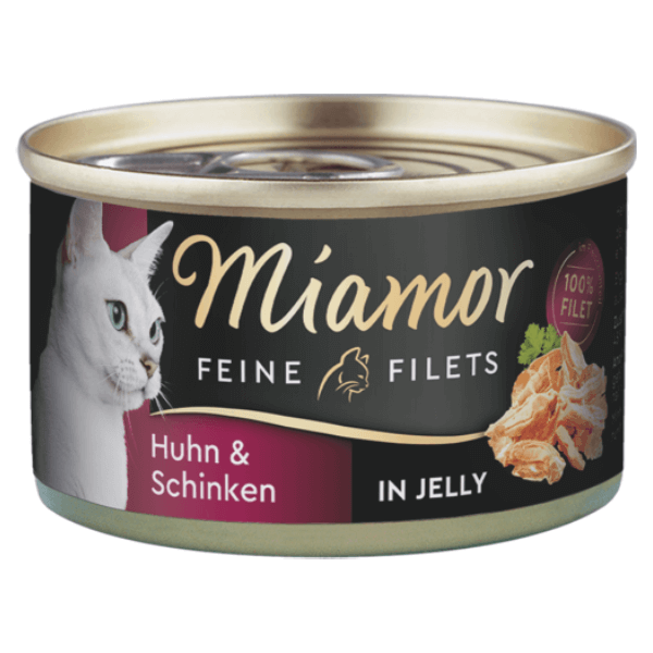 Hrana umeda pentru pisici Miamor Filet Pui cu sunca 100g