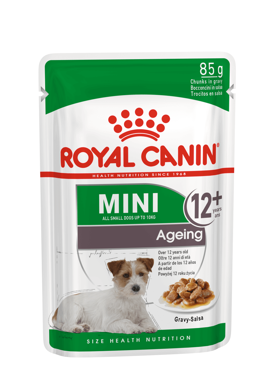 Hrana umeda pentru caini Royal Canin Mini 12+ Ageing 85g