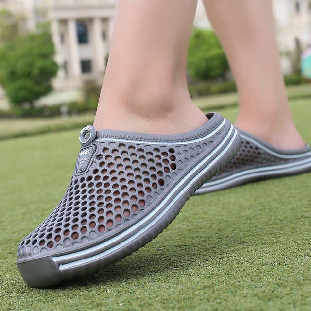 Breathable Clog - Orthopedic Slippers Sandals - Gray / 8 - crocs slides - Nidfashions UK
