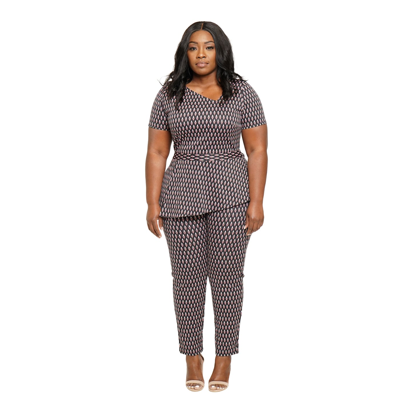 Molly Night Jumpsuit  Black Jumpsuit for Curvy Petite Women