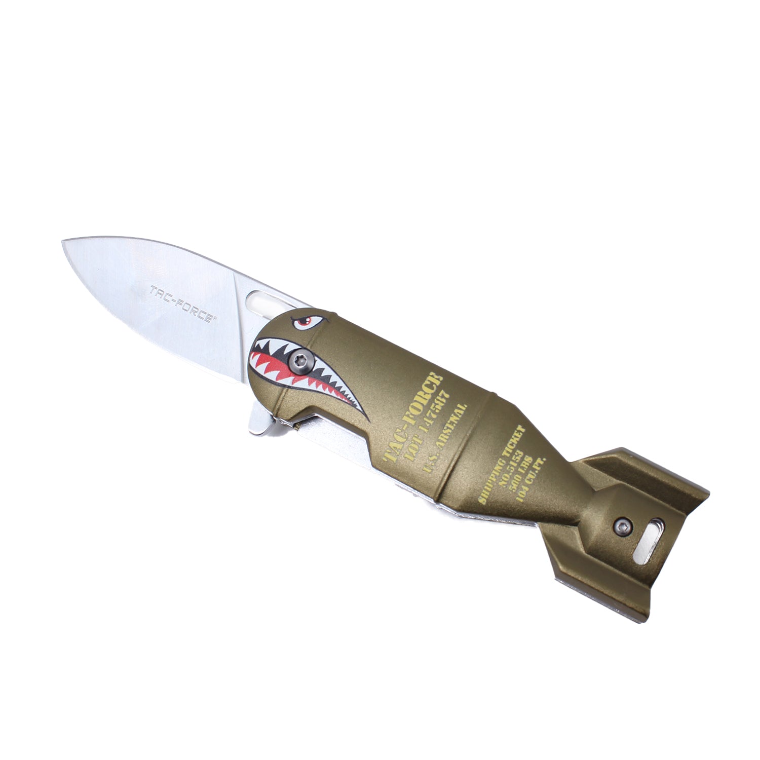 日本限定 TAC-FORCE shark knife bomb ブラック BK