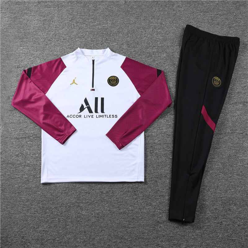 burgundy jordan tracksuit