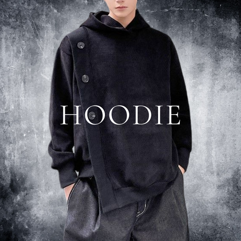 twin zip design high neck hoodie EN1934 – ELNERO
