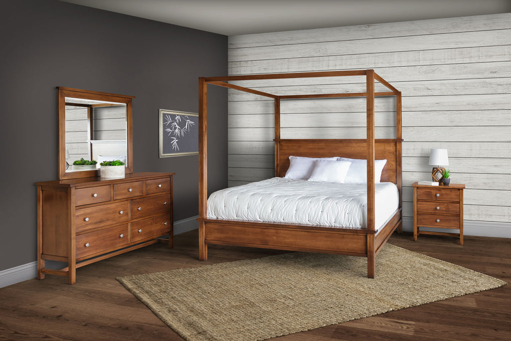 Logan Square Solid Wood Bedroom Set