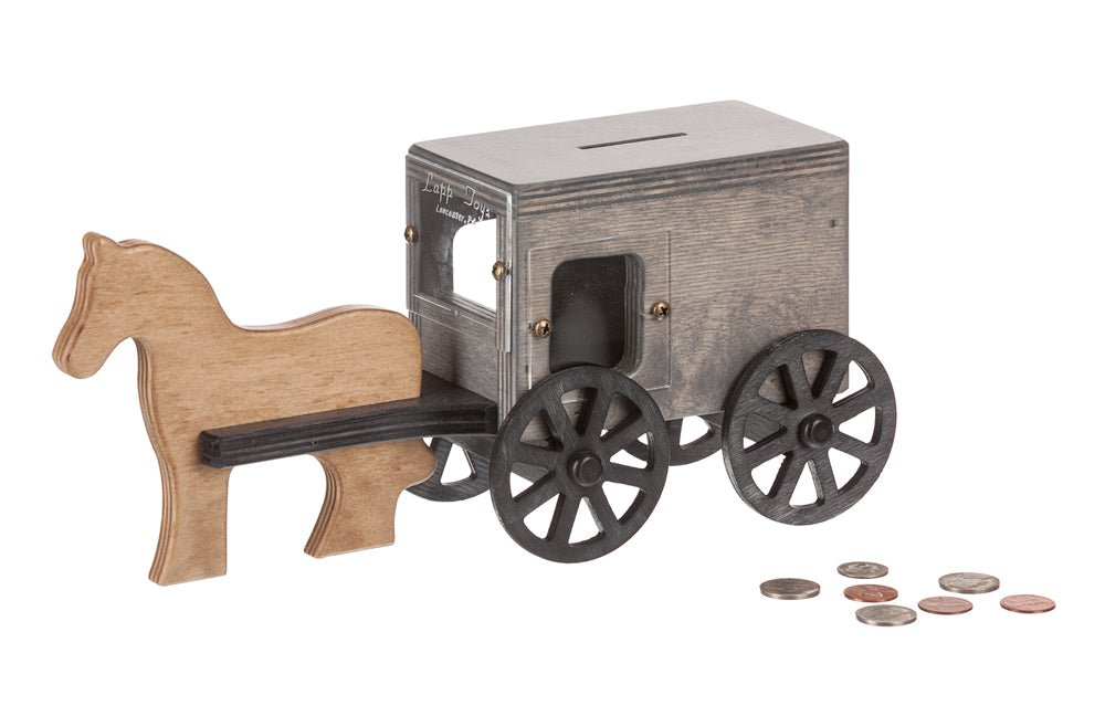 Amish Wooden Toy Farm Animal Set