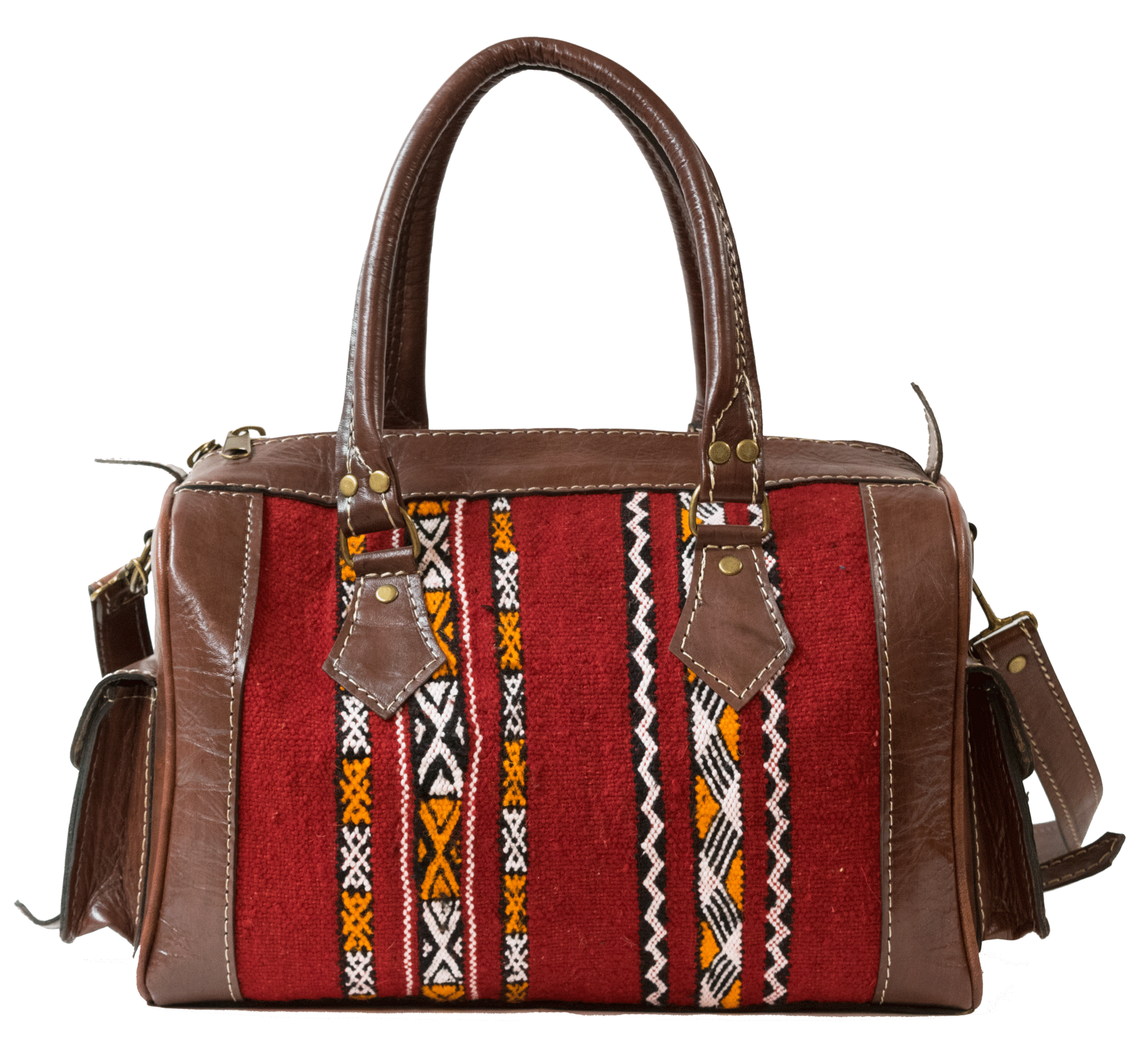 Moroccan Kilim Weekender Duffel Bag – Worldwide Textiles