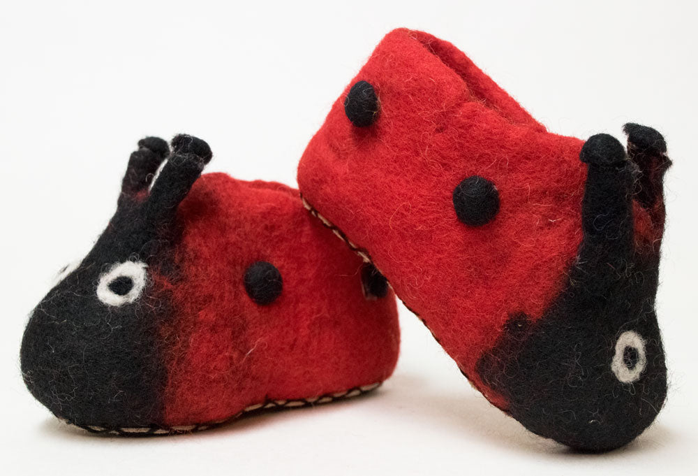 ladybug baby shoes