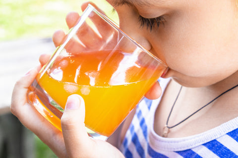 child drinking energy c